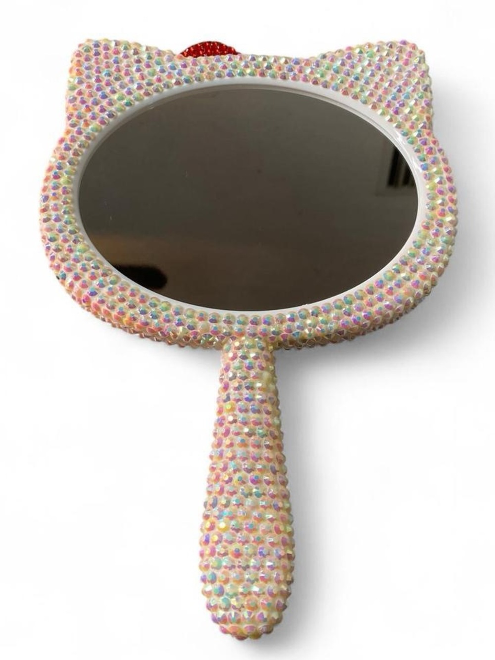 Hello Kitty Rhinestone Vanity Handheld Mirror - Picture 3 of 4